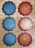 Cork Bottom Coasters - Reversible